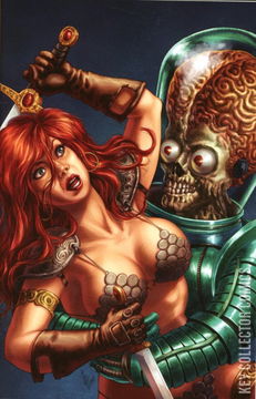 Variant Cover for Mars Attacks / Red Sonja #1