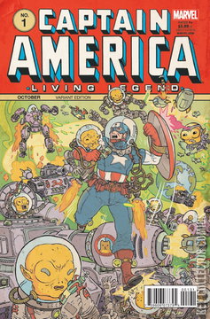 Variant Cover for Captain America: Living Legend #1