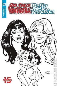 Variant Cover for Red Sonja and Vampirella Meet Betty and Veronica #3