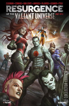 Variant Cover for Resurgence of the Valiant Universe #1