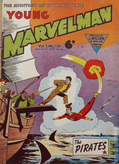 Cover art for Young Marvelman #136 