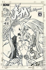Variant Cover for Jem and The Holograms #8