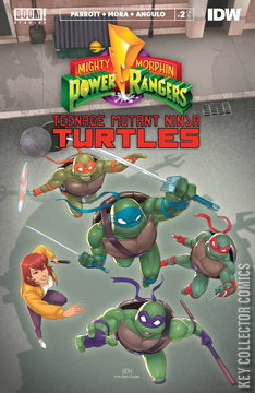 Variant Cover for Mighty Morphin Power Rangers / Teenage Mutant Ninja Turtles #2