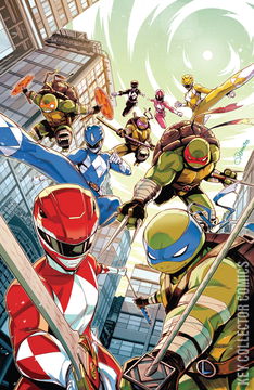Variant Cover for Mighty Morphin Power Rangers / Teenage Mutant Ninja Turtles #1