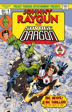 Variant Cover for The Johnny Raygun / Savage Dragon Team-Up #1