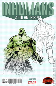 Variant Cover for Inhumans: Attilan Rising #5
