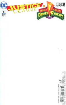 Variant Cover for Justice League / Power Rangers #1