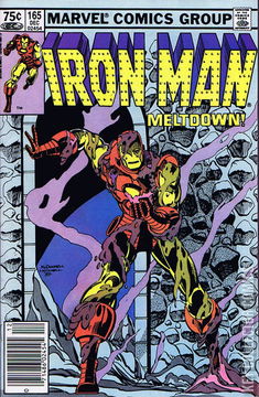 Variant Cover for Iron Man #165