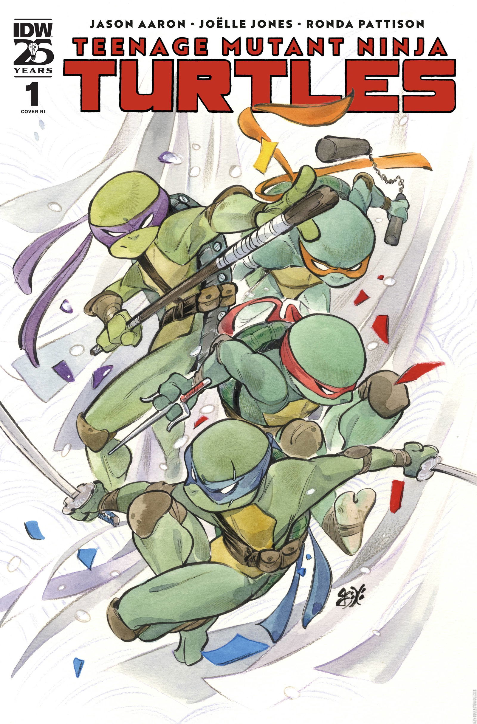 Cover art for Teenage Mutant Ninja Turtles #1 