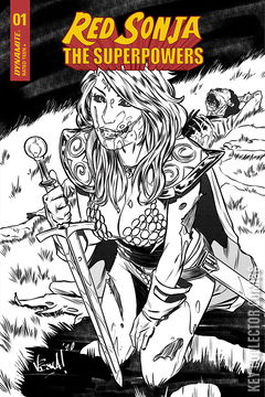 Variant Cover for Red Sonja: The Superpowers #1