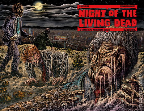 Variant Cover for Night of the Living Dead: Aftermath #2