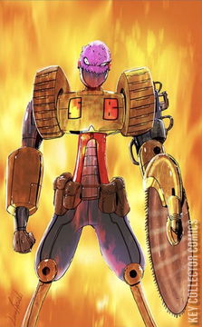 Variant Cover for OkraTron: Wrath of Saw-Bot #1