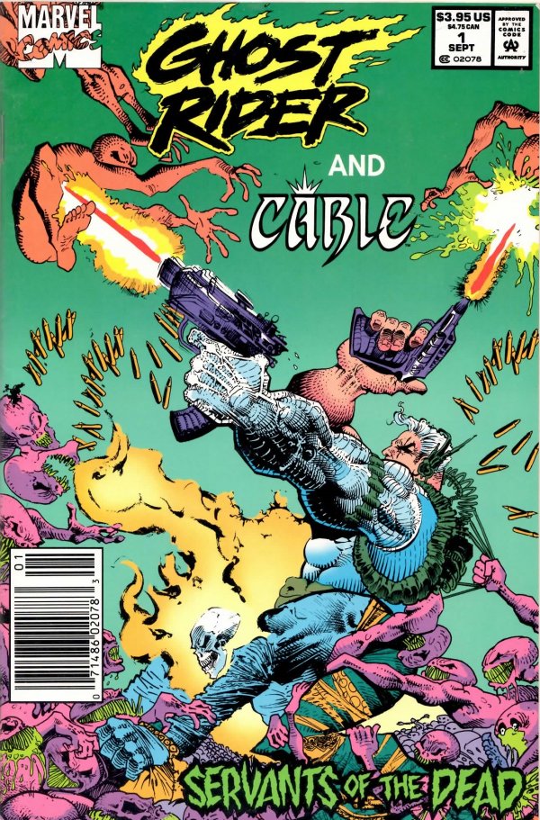 Variant Cover for Ghost Rider and Cable: Servants of the Dead #1