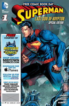 Variant Cover for Free Comic Book Day 2013: Superman - Last Son of Krypton #1
