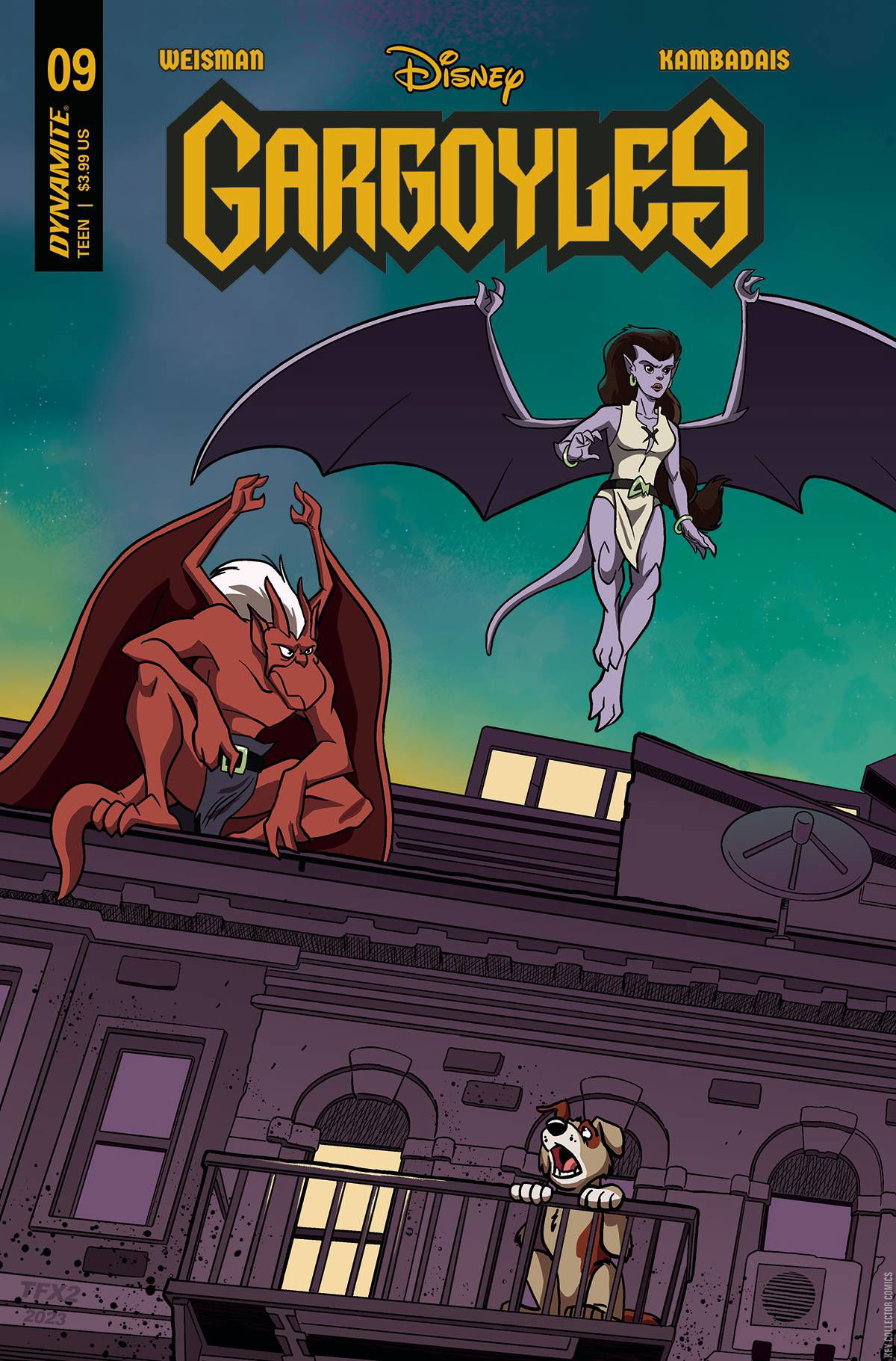 Variant Cover for Gargoyles #9