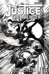 Variant Cover for Justice Inc.: The Avenger - Faces of Justice #2