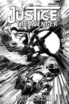 Variant Cover for Justice Inc.: The Avenger - Faces of Justice #2
