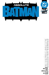 Variant Cover for Absolute Batman #1