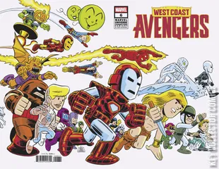 Variant Cover for West Coast Avengers #6