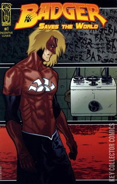 Variant Cover for Badger Saves the World #1