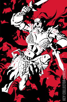 Variant Cover for Red Sonja: Black, White, Red #7