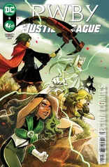 Cover for RWBY / Justice League #5