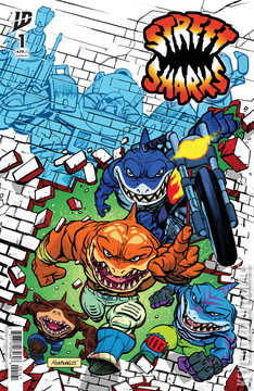 Variant Cover for Street Sharks #1
