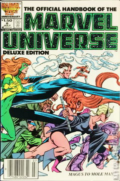 Variant Cover for The Official Handbook of the Marvel Universe - Deluxe Edition #8