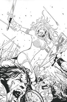 Variant Cover for Sonja Reborn #3