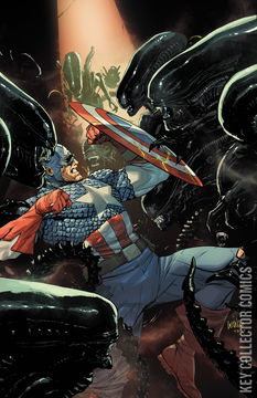 Variant Cover for Alien vs. Captain America #1