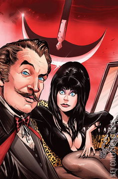 Variant Cover for Elvira Meets Vincent Price #1