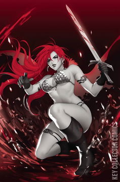 Variant Cover for Red Sonja: Black, White, Red #6