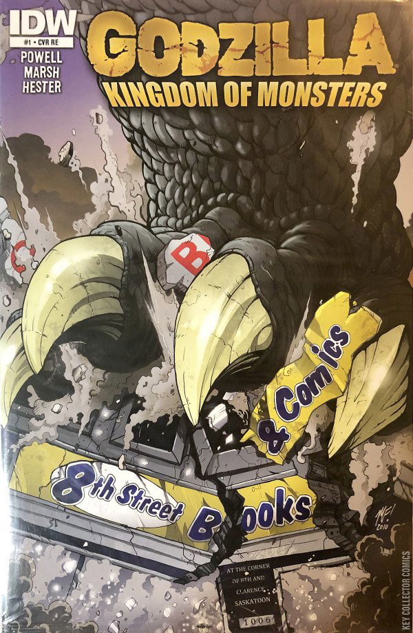 Variant Cover for Godzilla Kingdom of Monsters #1