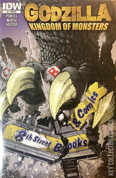 Variant Cover for Godzilla Kingdom of Monsters #1