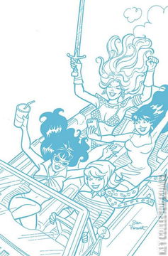 Variant Cover for Red Sonja and Vampirella Meet Betty and Veronica #5