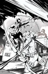 Variant Cover for Inferno Girl: Red - Book Two #1