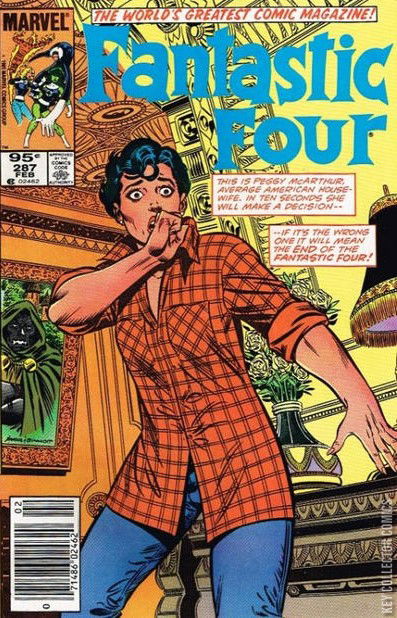 Variant Cover for Fantastic Four #287