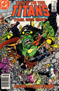 Variant Cover for Tales of the Teen Titans #67