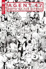 Variant Cover for Agent 47: Birth of the Hitman #5