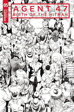 Variant Cover for Agent 47: Birth of the Hitman #5