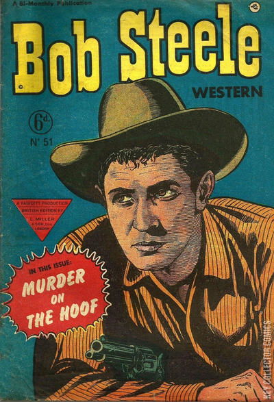 Cover art for Bob Steele Western #51 