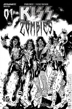 Variant Cover for KISS / Zombies #1