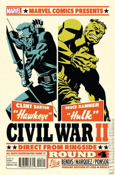 Variant Cover for Civil War II #4