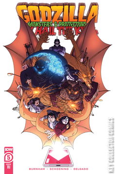 Variant Cover for Godzilla: Monsters and Protectors - All Hail The King #5