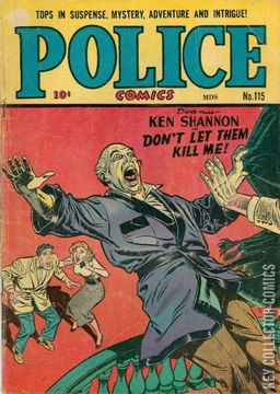 Variant Cover for Police Comics #115