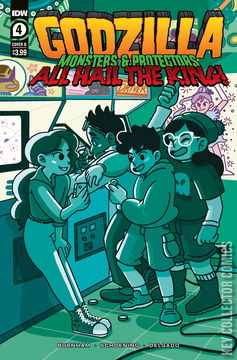 Variant Cover for Godzilla: Monsters and Protectors - All Hail The King #4