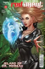 Variant Cover for Red Agent: Island of Dr Moreau #4