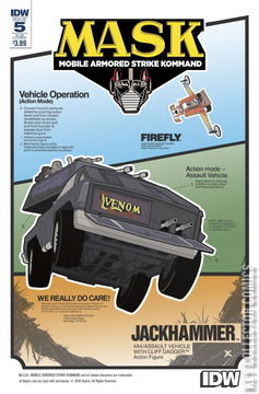 Variant Cover for M.A.S.K.: Mobile Armored Strike Kommand #5