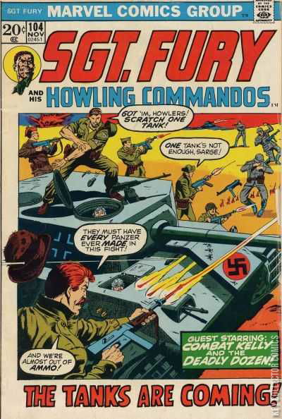 Cover art for Sgt. Fury and His Howling Commandos #104