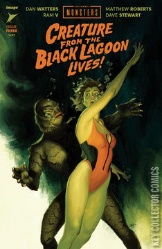 Variant Cover for Universal Monsters: The Creature From the Black Lagoon Lives #3
